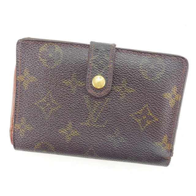 Louis Vuitton Bifold M61663 Portonevie Vienova Brown Wallet Case T14670