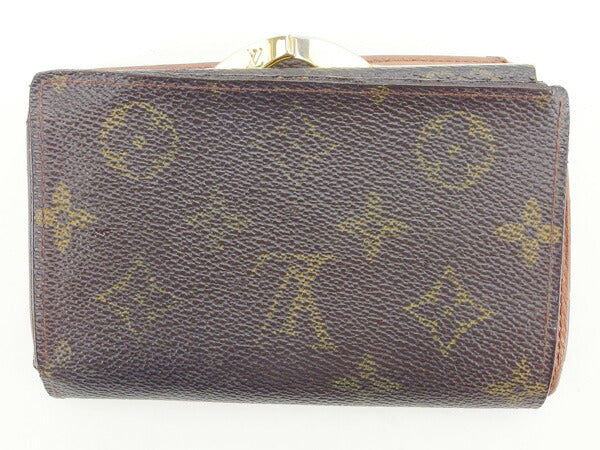 Louis Vuitton Bifold M61663 Portonevie Vienova Brown Wallet Case T14670