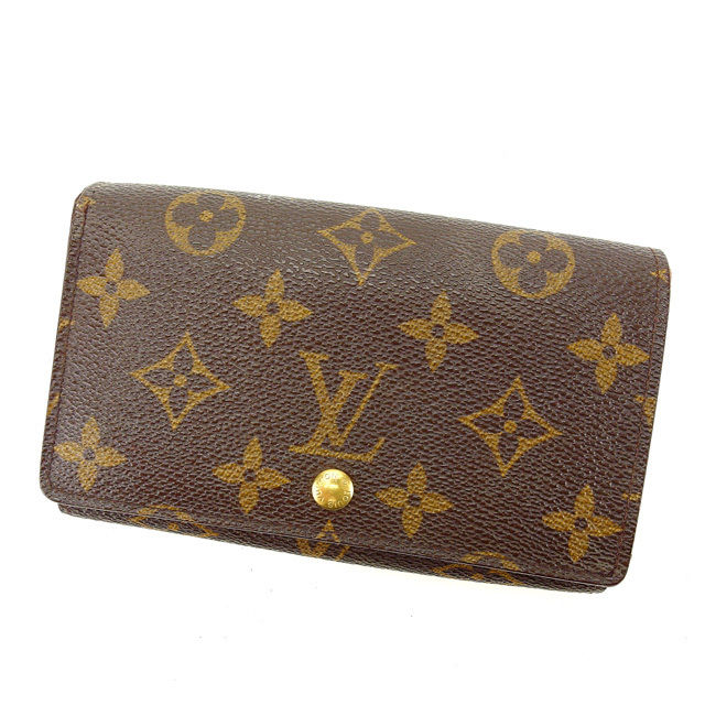 Louis Vuitton Long Purse M61730 Portonebi Tresol Brown Wallet Case T14713