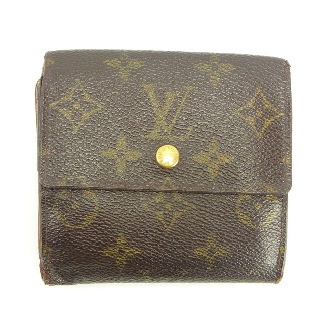 Louis Vuitton Bifold M61652 Porte Monnaie Billets Brown Wallet Case T14993