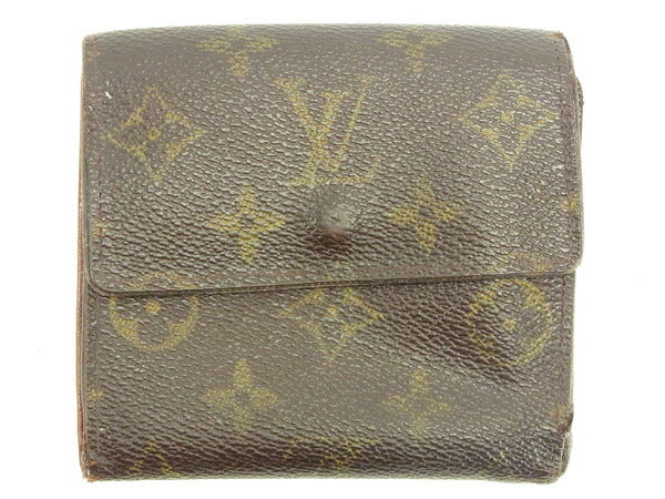 Louis Vuitton Bifold M61652 Porte Monnaie Billets Brown Wallet Case T14993