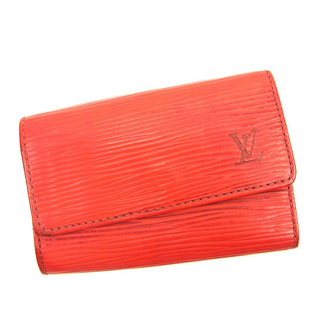 Louis Vuitton Key holder M63817 Castilian Red Key Chain T15537