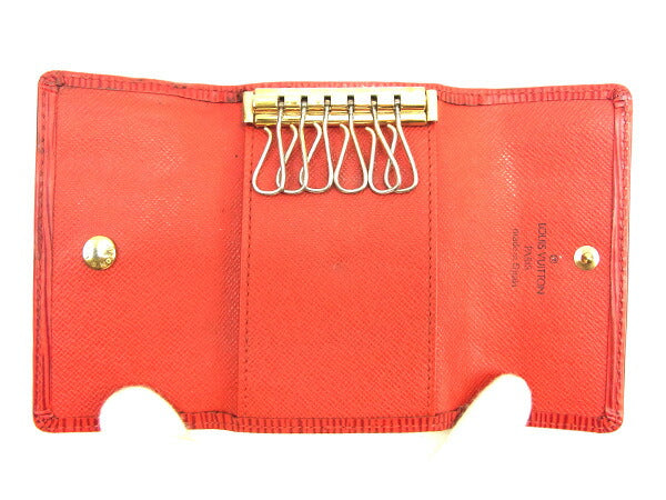 Louis Vuitton Key holder M63817 Castilian Red Key Chain T15537