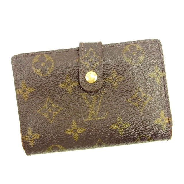 Louis Vuitton Bifold M61663 Portonevie Vienova Brown Wallet Case T16340