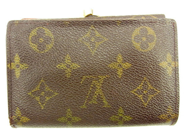 Louis Vuitton Bifold M61663 Portonevie Vienova Brown Wallet Case T16340