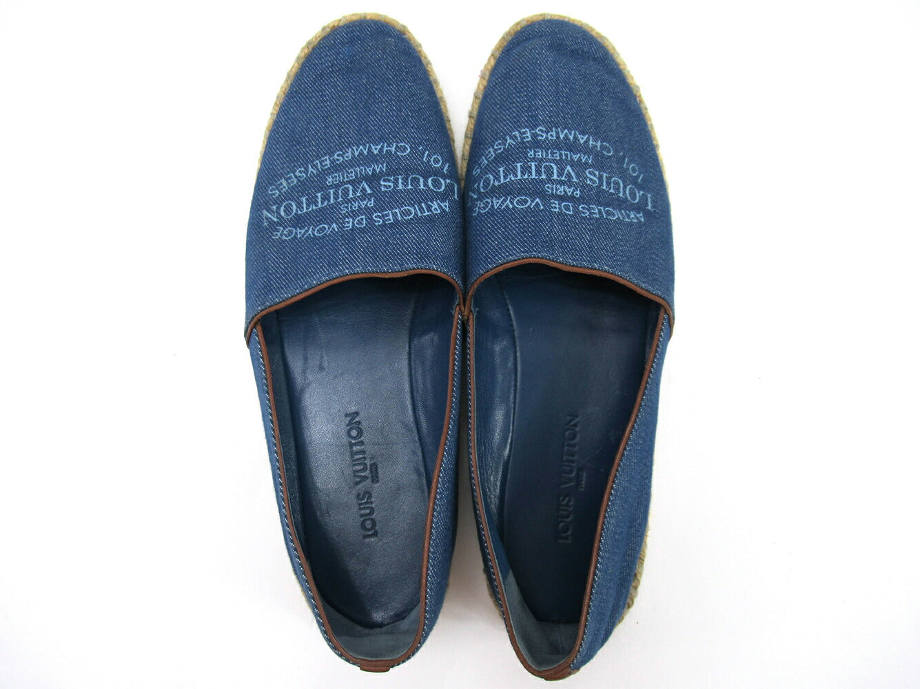 Louis Vuitton Slip-on #37 Half 37 1 Blue Handbag