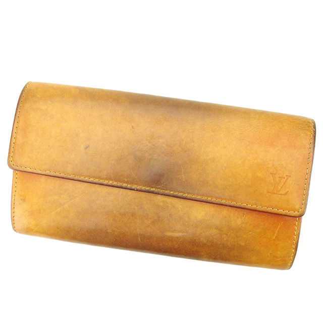 Louis Vuitton Long Purse M85039 caramel Portefeuille Wallet Case