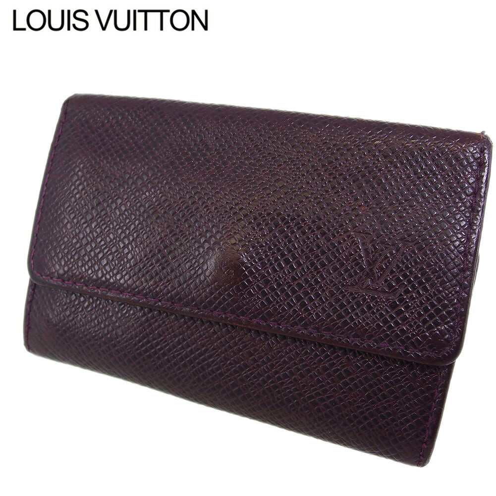 Louis Vuitton Key holder M30536 purple Brown Gold Key Chain T16950