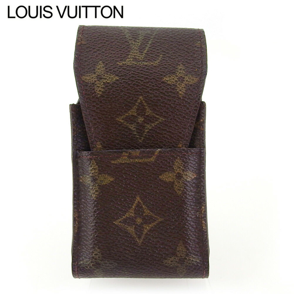 Louis Vuitton Cigarette M63024 Etui cigarette Brown Beige Handbag T17075