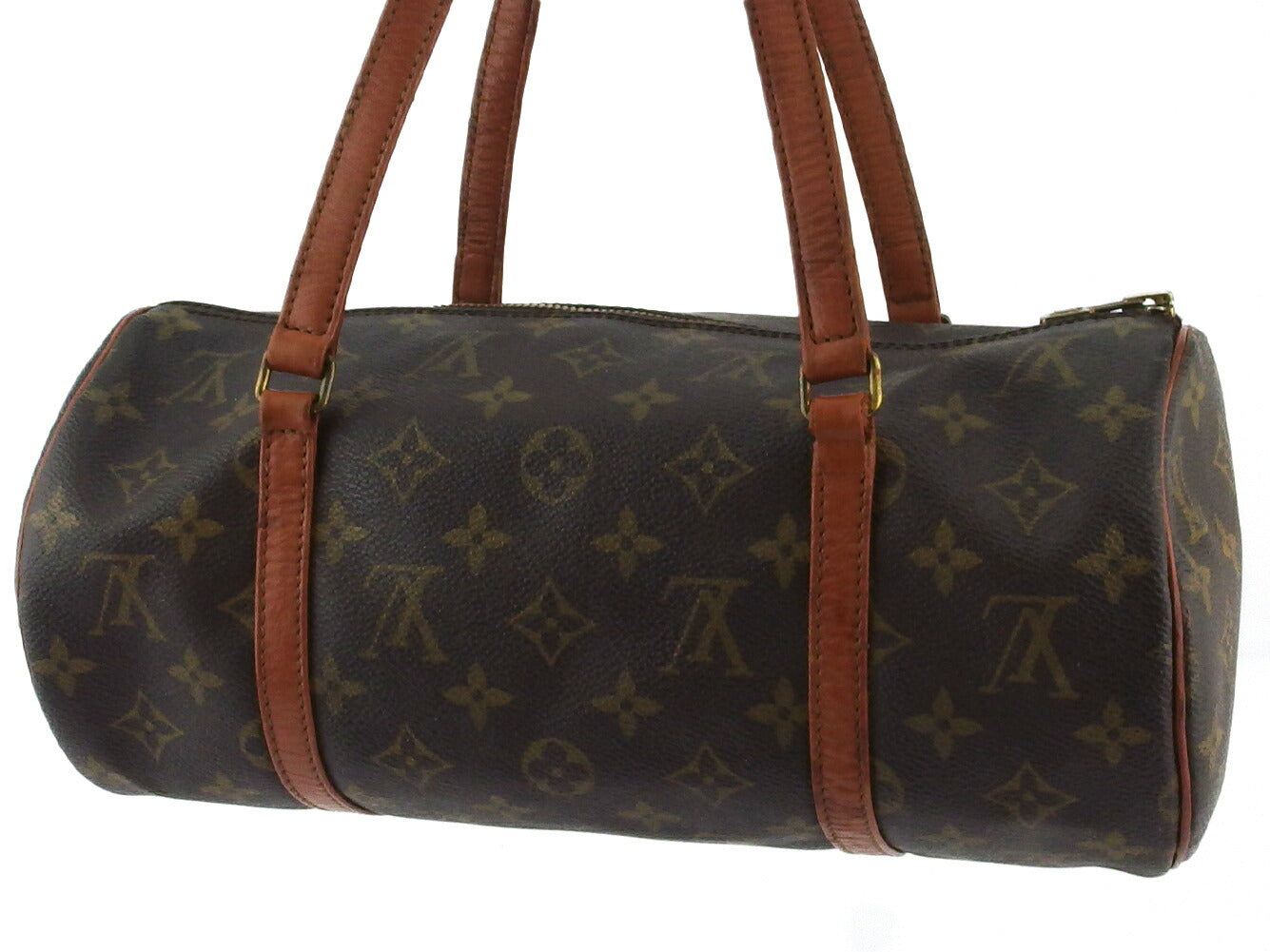 Louis Vuitton M51365 Papillon 30 old Brown Beige Gold Handbag