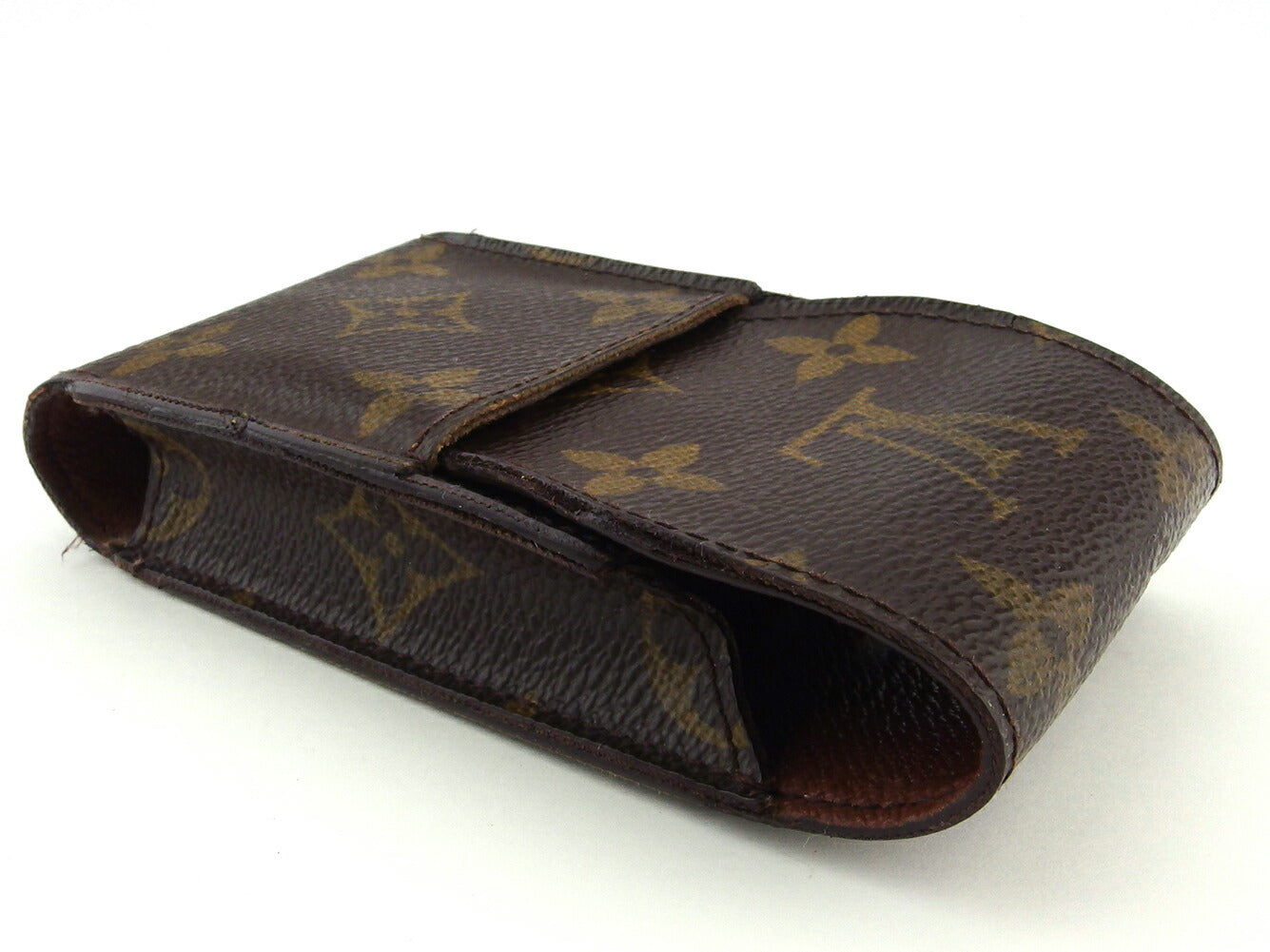 Louis Vuitton Cigarette M63024 Etui cigarette Brown Beige Handbag T17613
