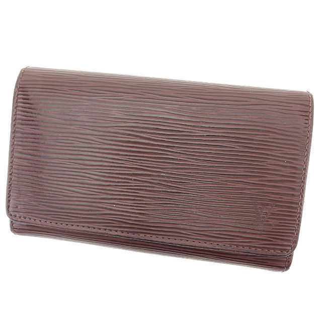 Louis Vuitton Long Purse M6350D mocha Portonebi Brown Wallet Case