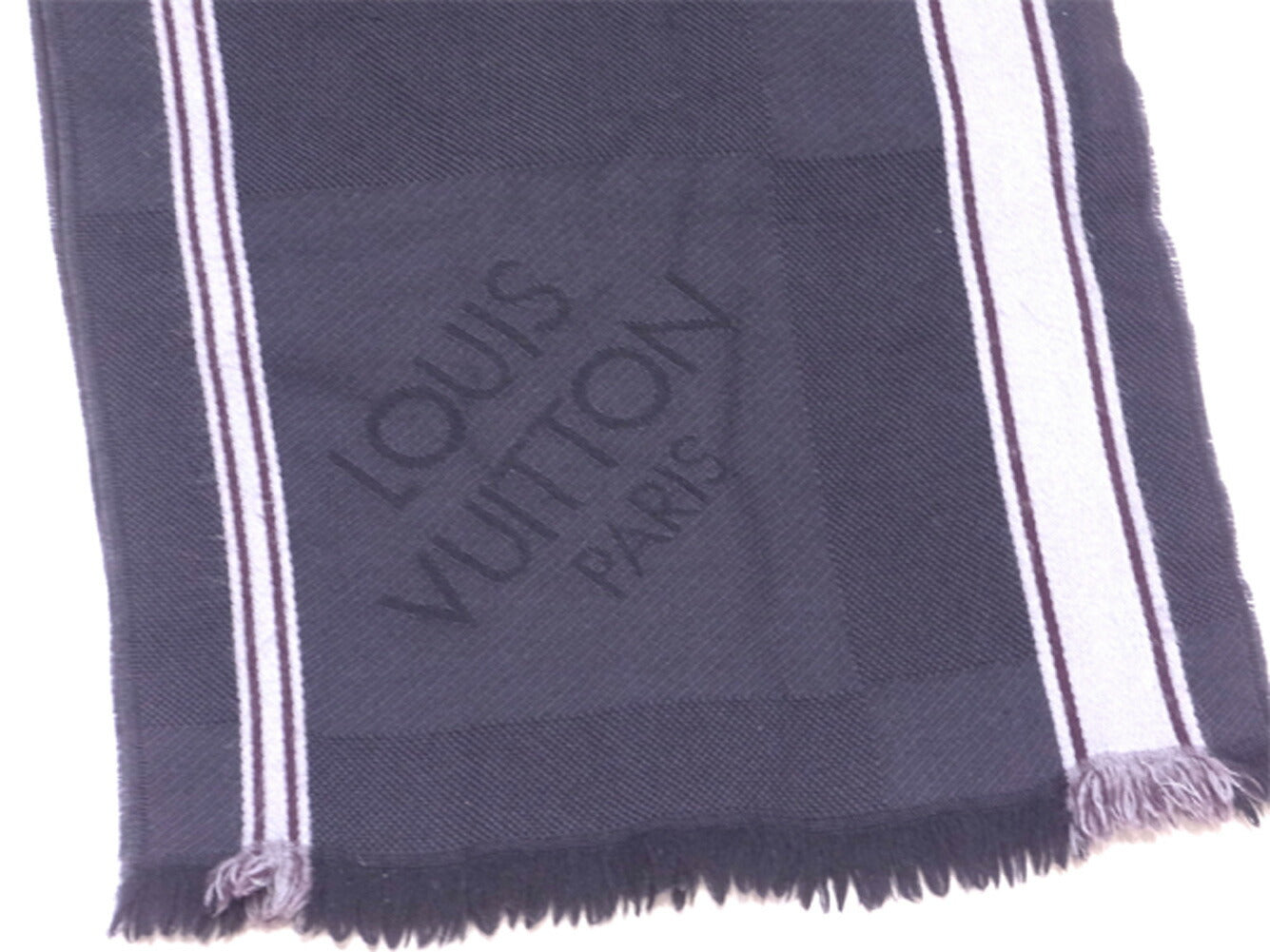 Louis Vuitton Scarf Black Gray