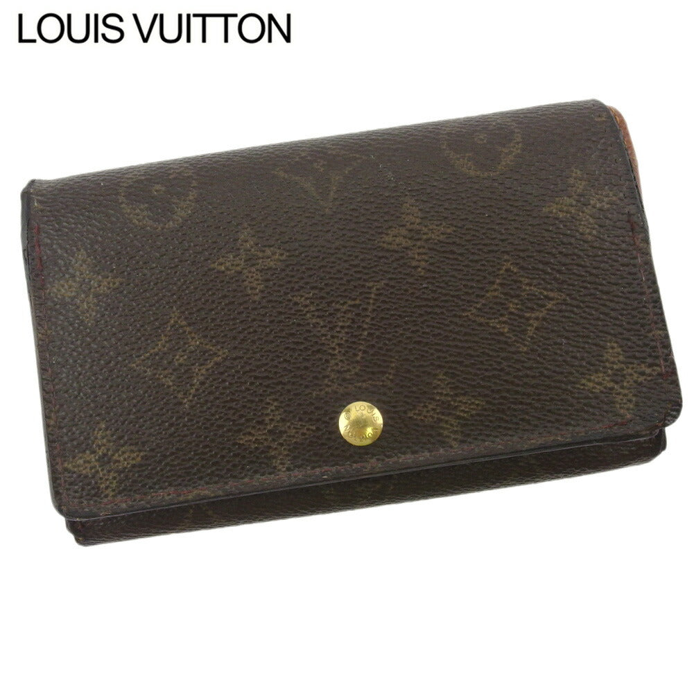 Louis Vuitton Long Purse M61730 Portonebi Tresol Brown Beige Gold Wallet Case T19015