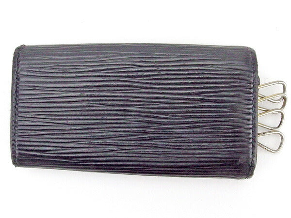 Louis Vuitton Key holder M63822 Noir Black Key Chain T1950