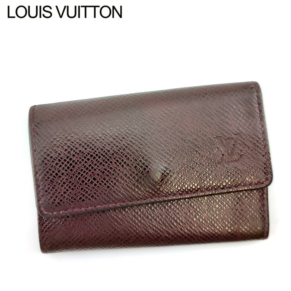 Louis Vuitton Key holder M30536 purple Brown Gold Key Chain T20095