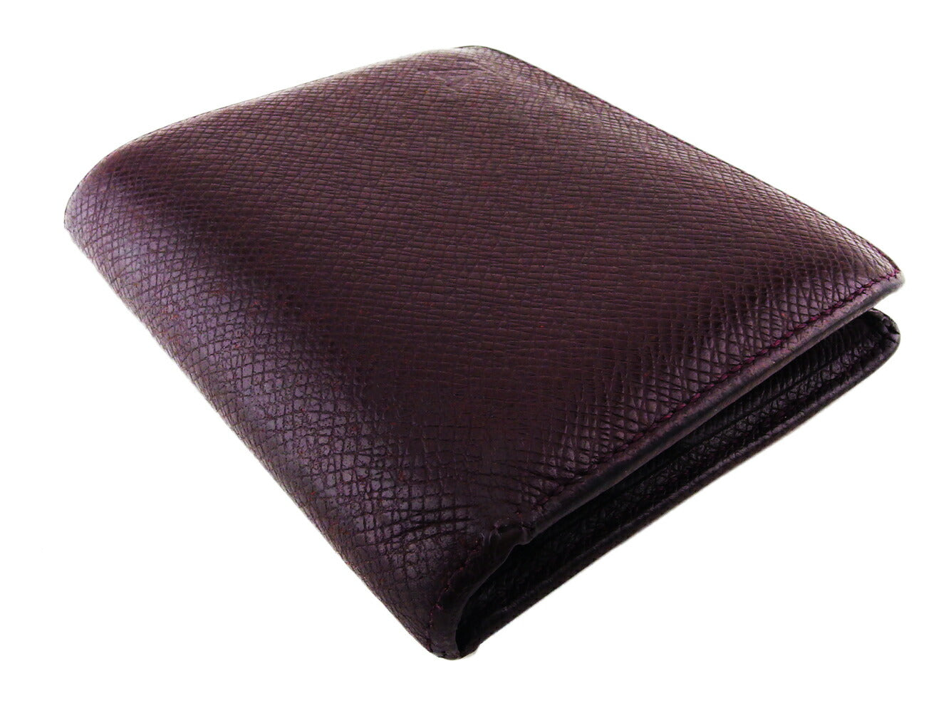 Louis Vuitton Bifold M30456 Purple Porte Billets3Cartes Brown Wallet Case