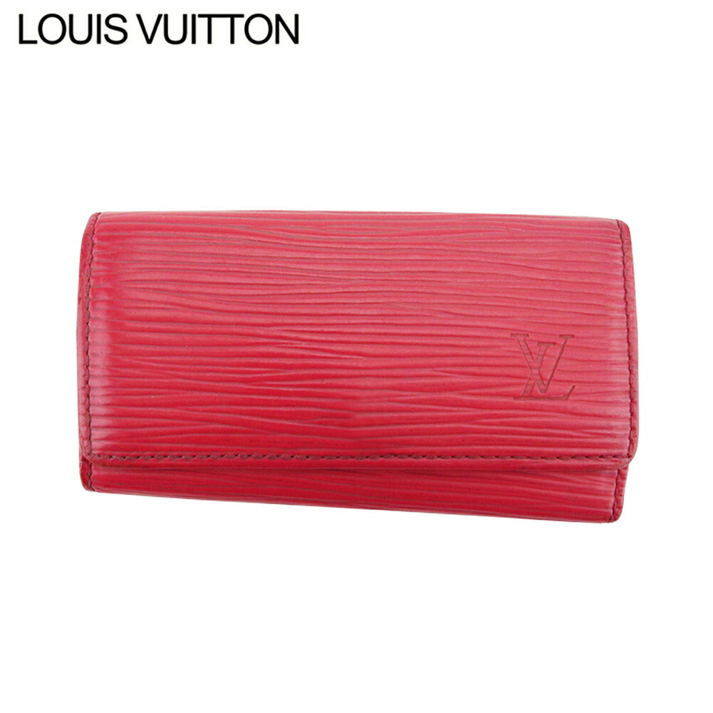 Louis Vuitton Key holder M63827 Multicles4 Red Gold Key Chain T20607