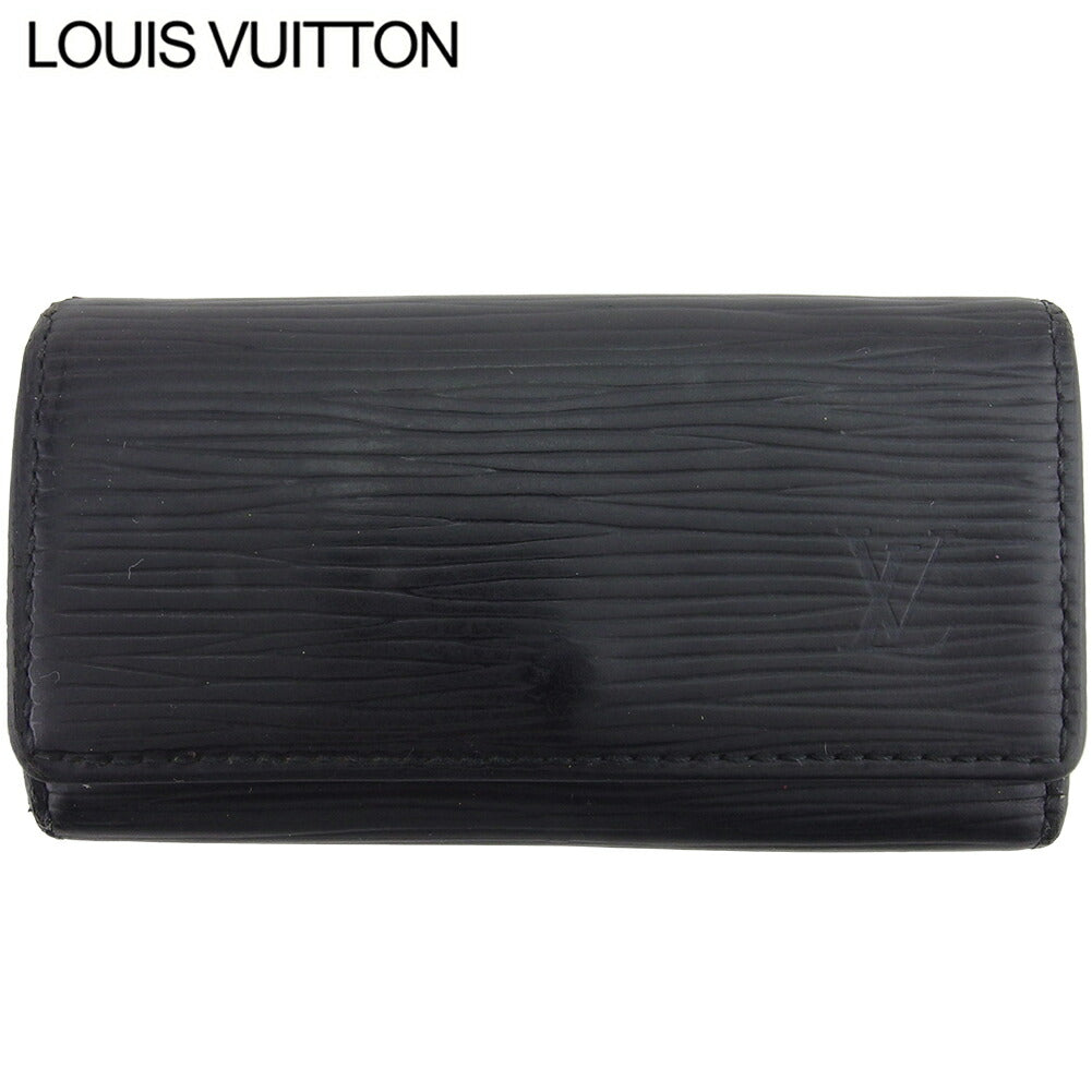 Louis Vuitton Key holder M63822 Multicles4 Black Gold Key Chain T20773