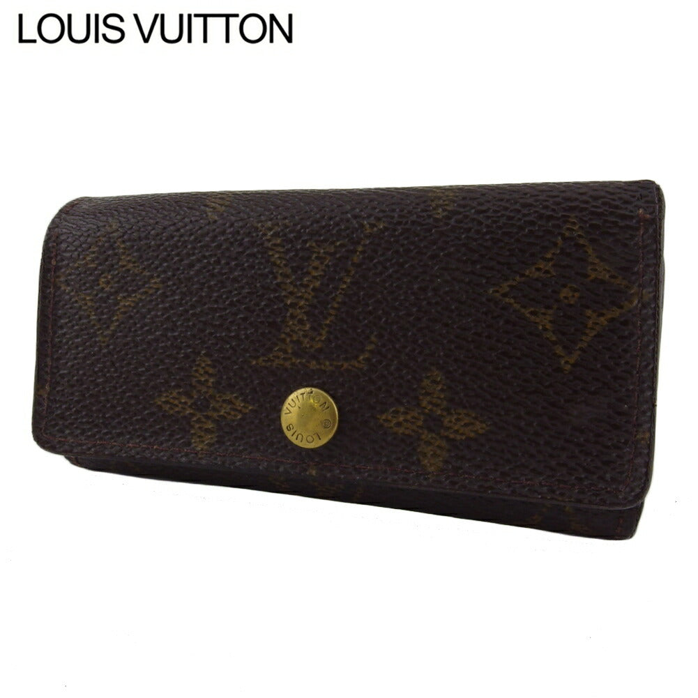 Louis Vuitton Key holder M62631 Multicles4 Brown Beige Gold Key Chain T20814