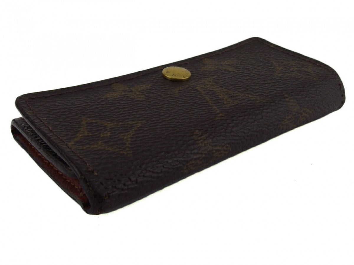 Louis Vuitton Key holder M62631 Multicles4 Brown Beige Gold Key Chain T20814