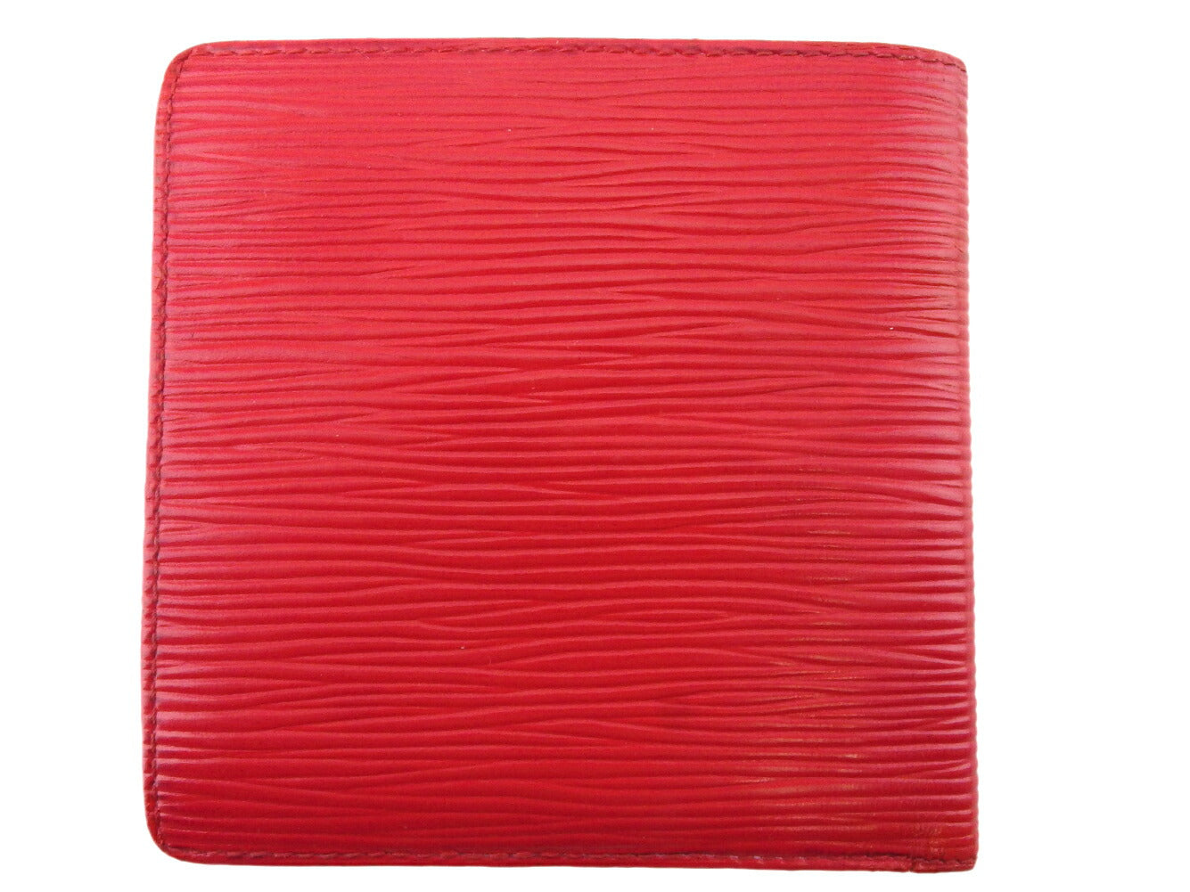 Louis Vuitton Bifold M63547 Porte Billets Cartes Red Wallet Case