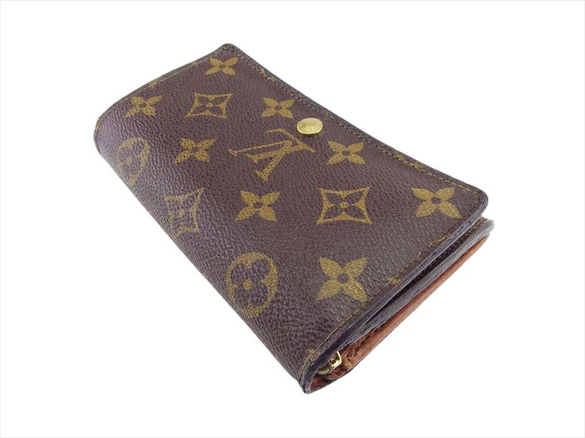 Louis Vuitton Bifold M61730 Portonebi Tresol Brown Wallet Case