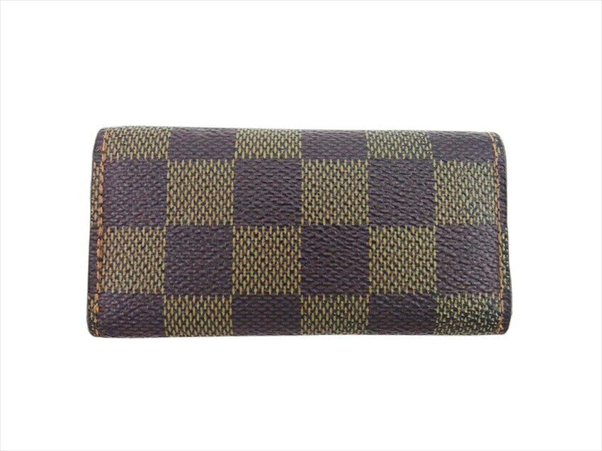 Louis Vuitton Key holder N62631 Multicles4 Brown Beige Gold Key Chain T21299