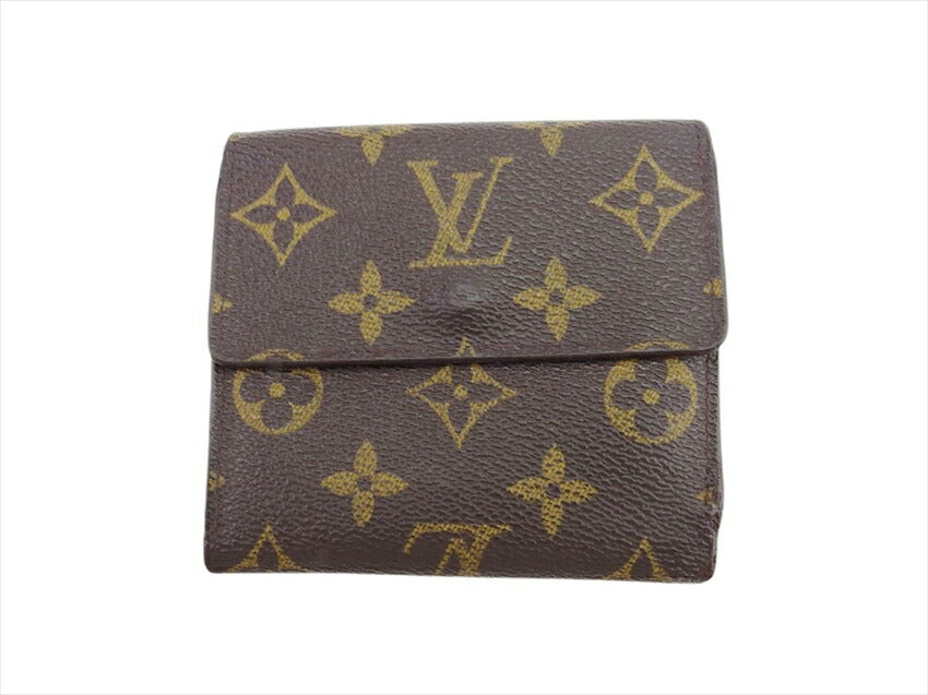Louis Vuitton Bifold M61652 Porte Monnaie Billets Brown Beige Gold Wallet Case T21303