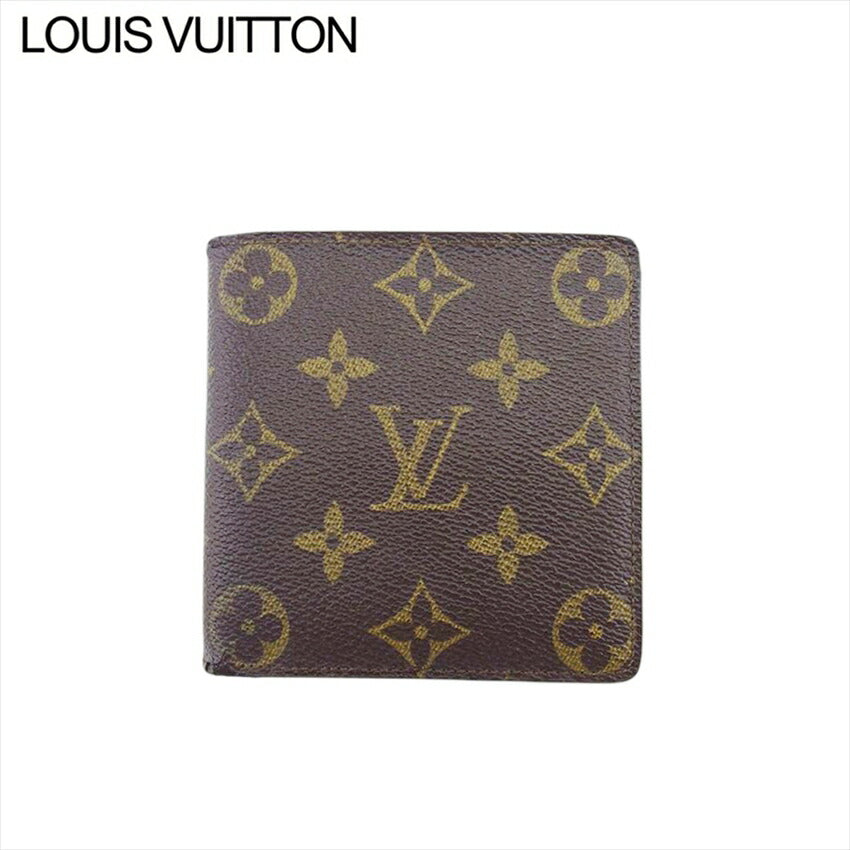 Louis Vuitton Bifold M61665 Porte Billets Cartes Brown Beige Wallet Case T21307