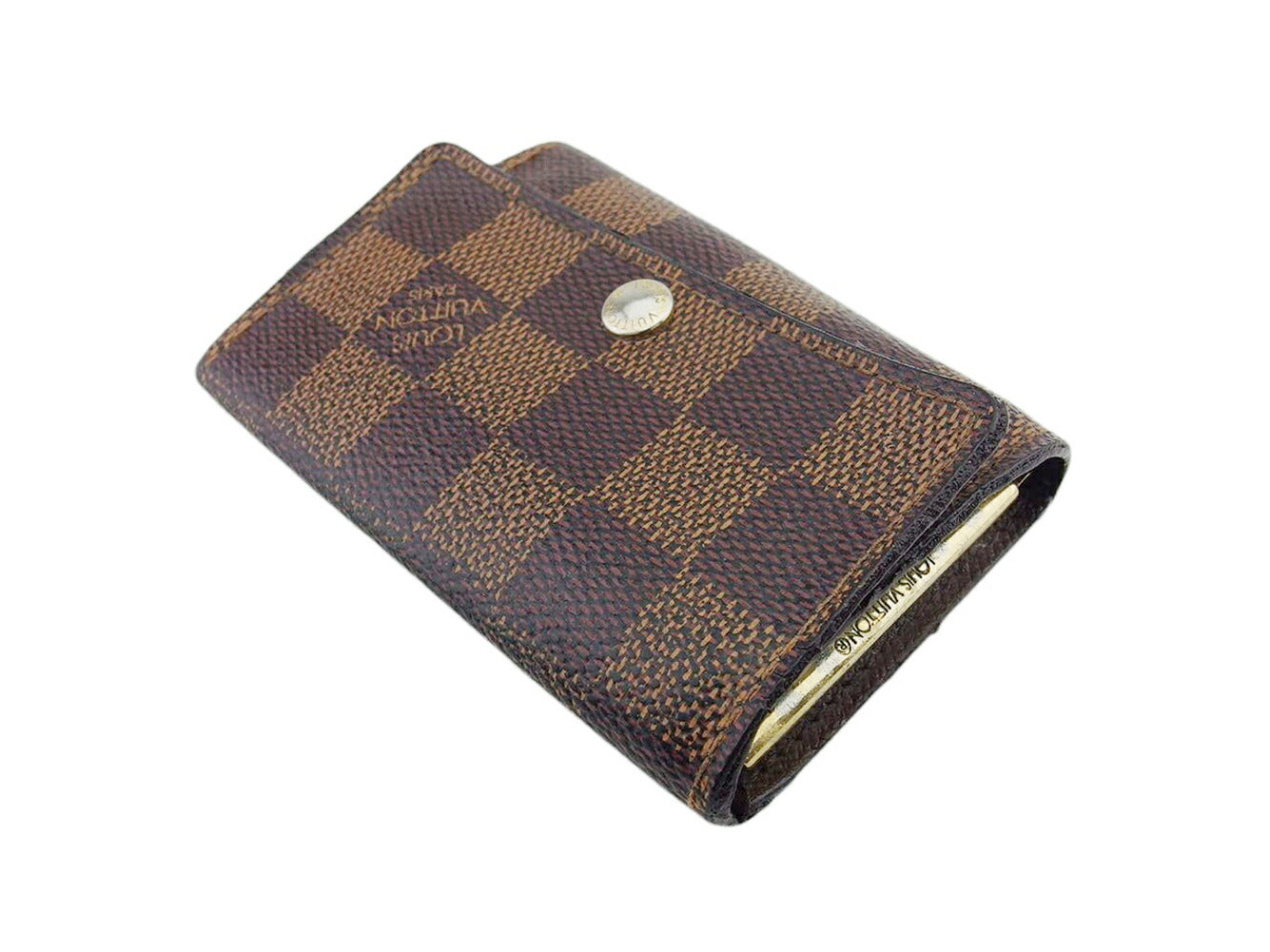 Louis Vuitton Key holder N62630 Ebene Brown Key Chain