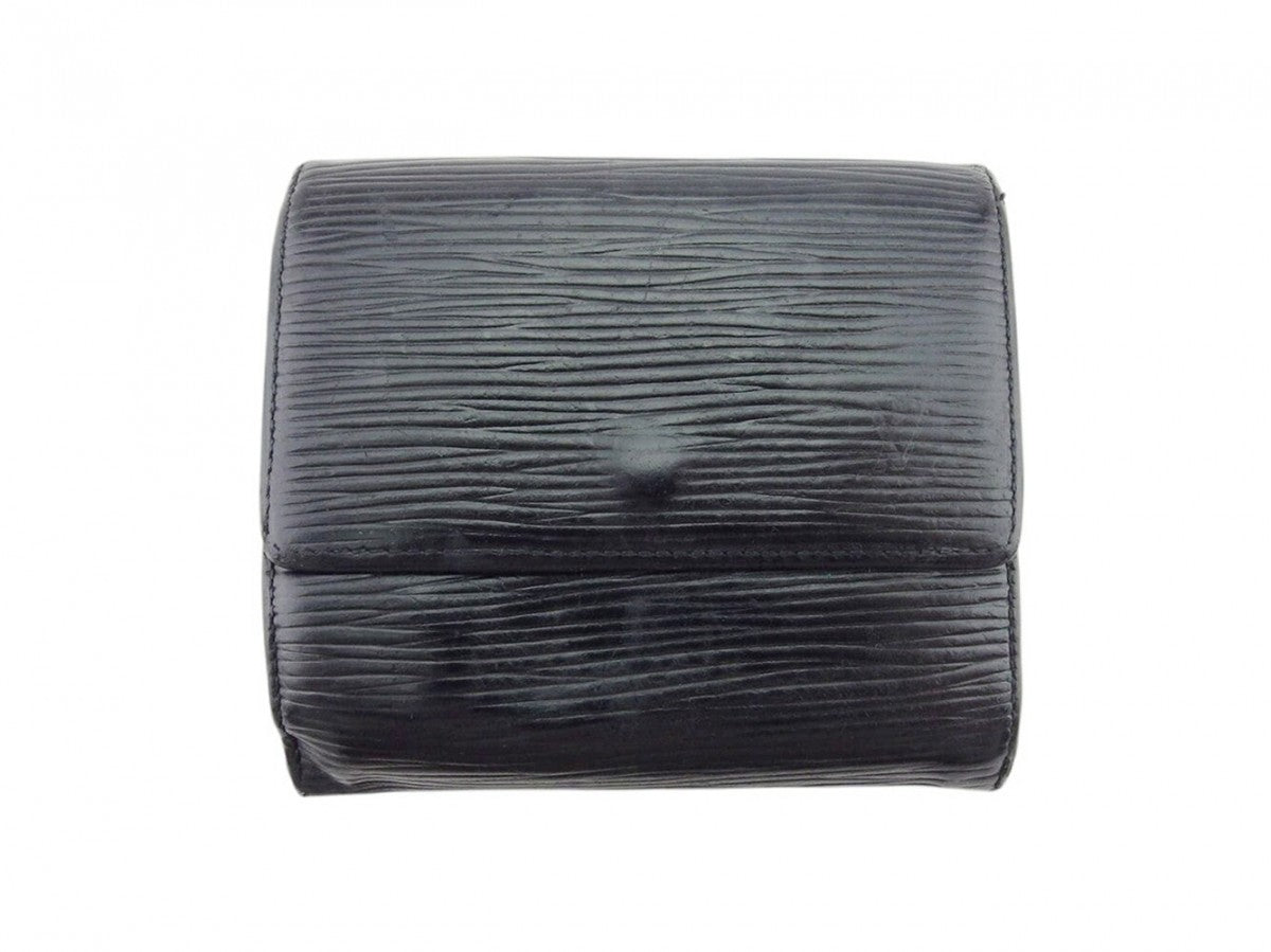 Louis Vuitton Bifold M63482 Noir Porte Monnaie Wallet Case