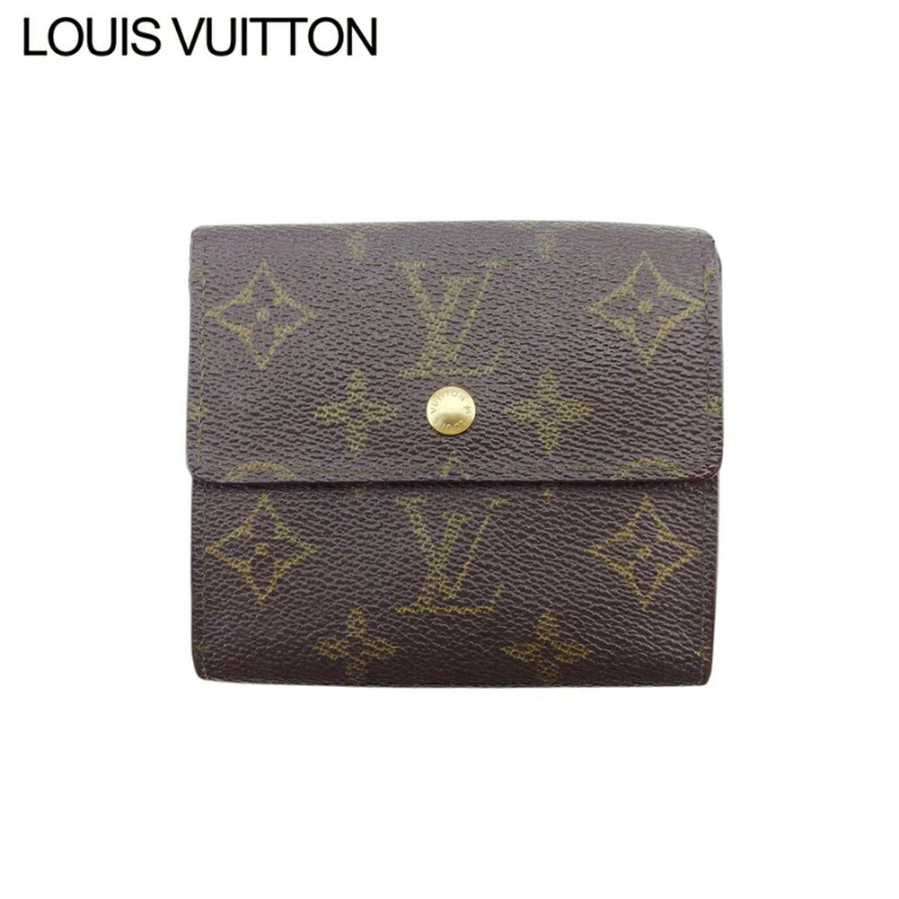 Louis Vuitton Bifold M61652 Porte Monnaie Billets Brown Wallet Case