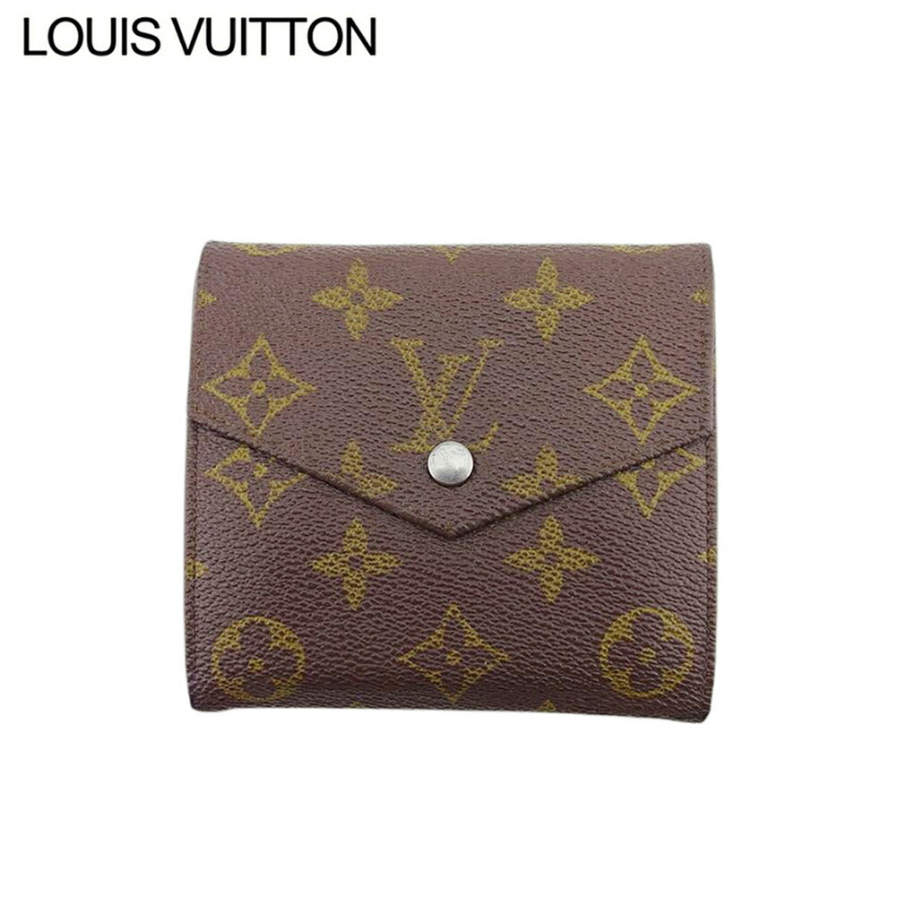 Louis Vuitton Bifold Portonebi old Brown Wallet Case