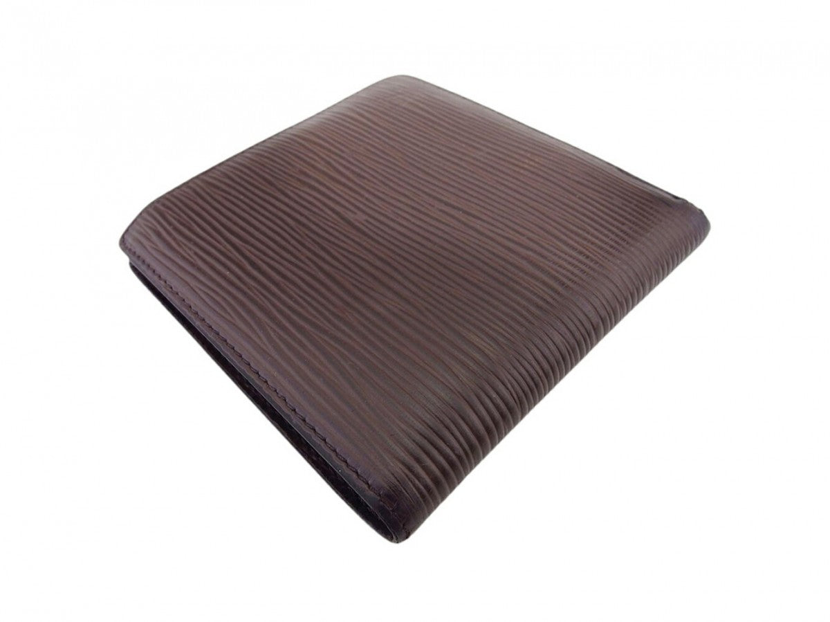 Louis Vuitton Bifold M6354D Porte Billets Cartes Brown Wallet Case T21464