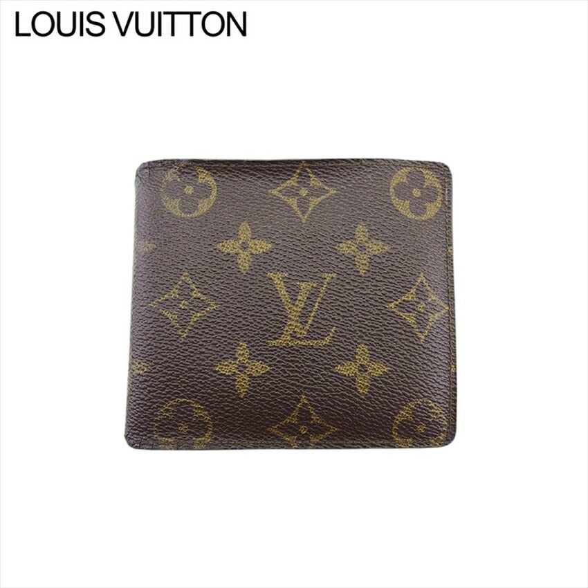 Louis Vuitton Bifold M61669 x Portonebier Brown Beige Wallet Case