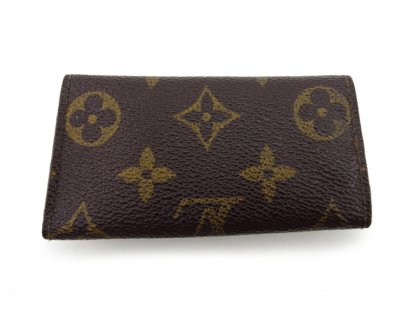 Louis Vuitton Key holder M62631 Multicles4 Brown Beige Gold Key Chain T21619