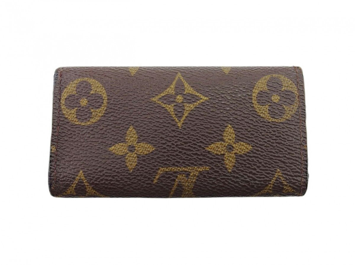 Louis Vuitton Key holder M62631 Multicles4 Brown Beige Gold Key Chain T21755