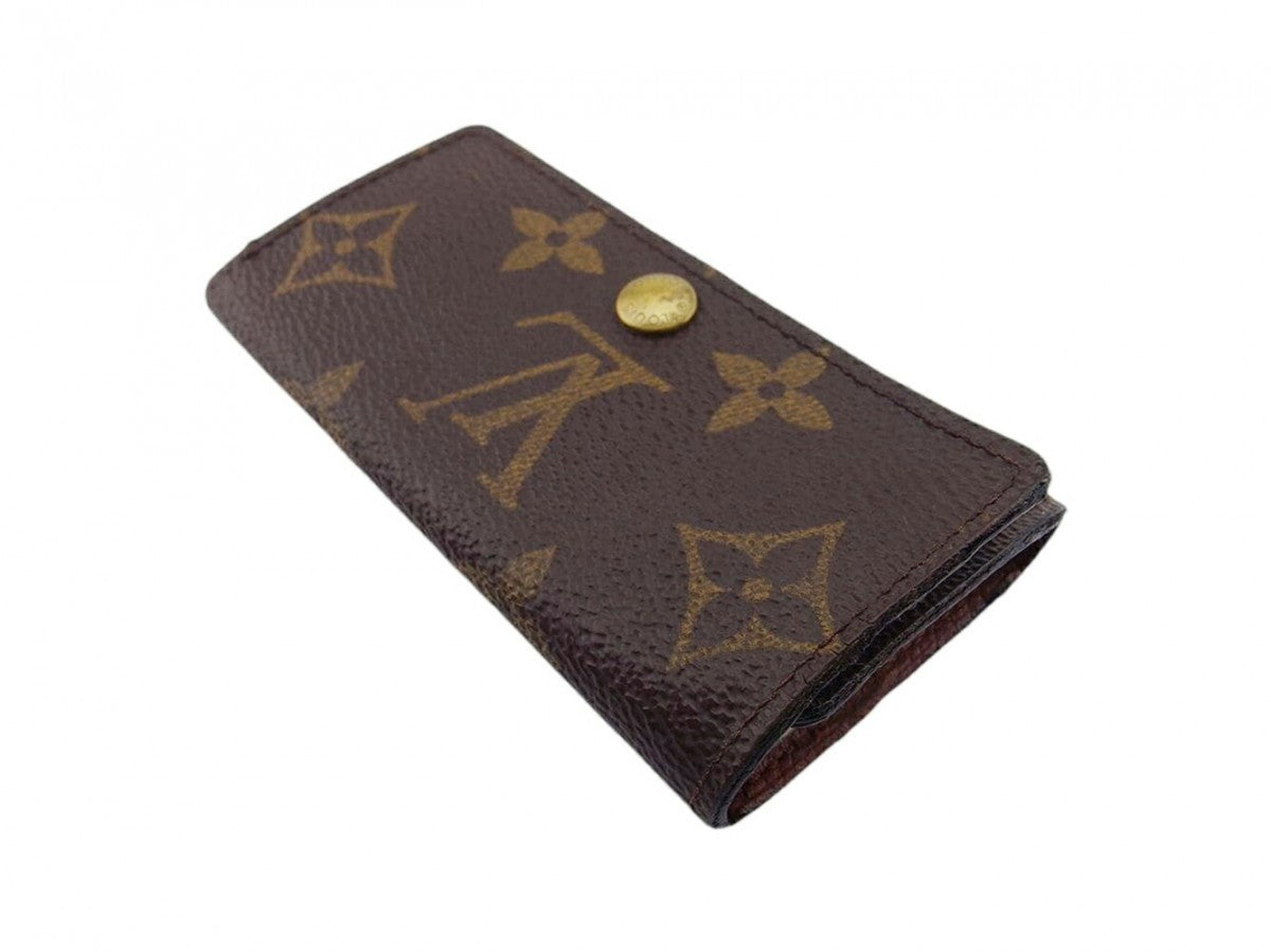 Louis Vuitton Key holder M62631 Multicles4 Brown Beige Gold Key Chain T21755