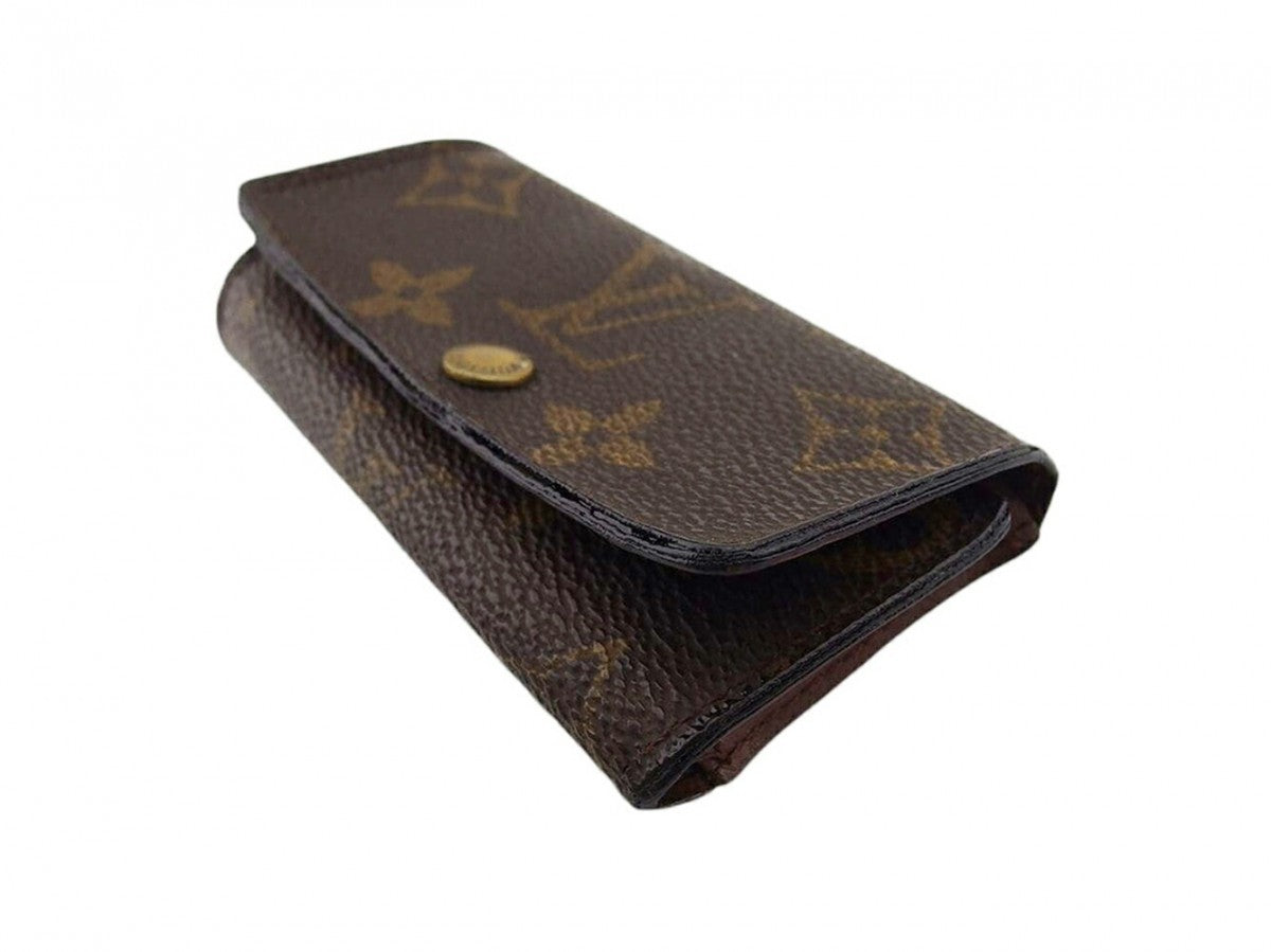Louis Vuitton Key holder M62631 Multicles4 Brown Beige Gold Key Chain T21756