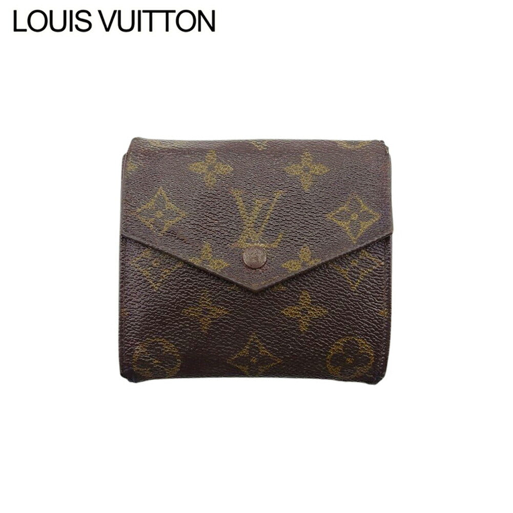 Louis Vuitton Bifold M61660 Portonebi old Brown Beige Wallet Case T21757