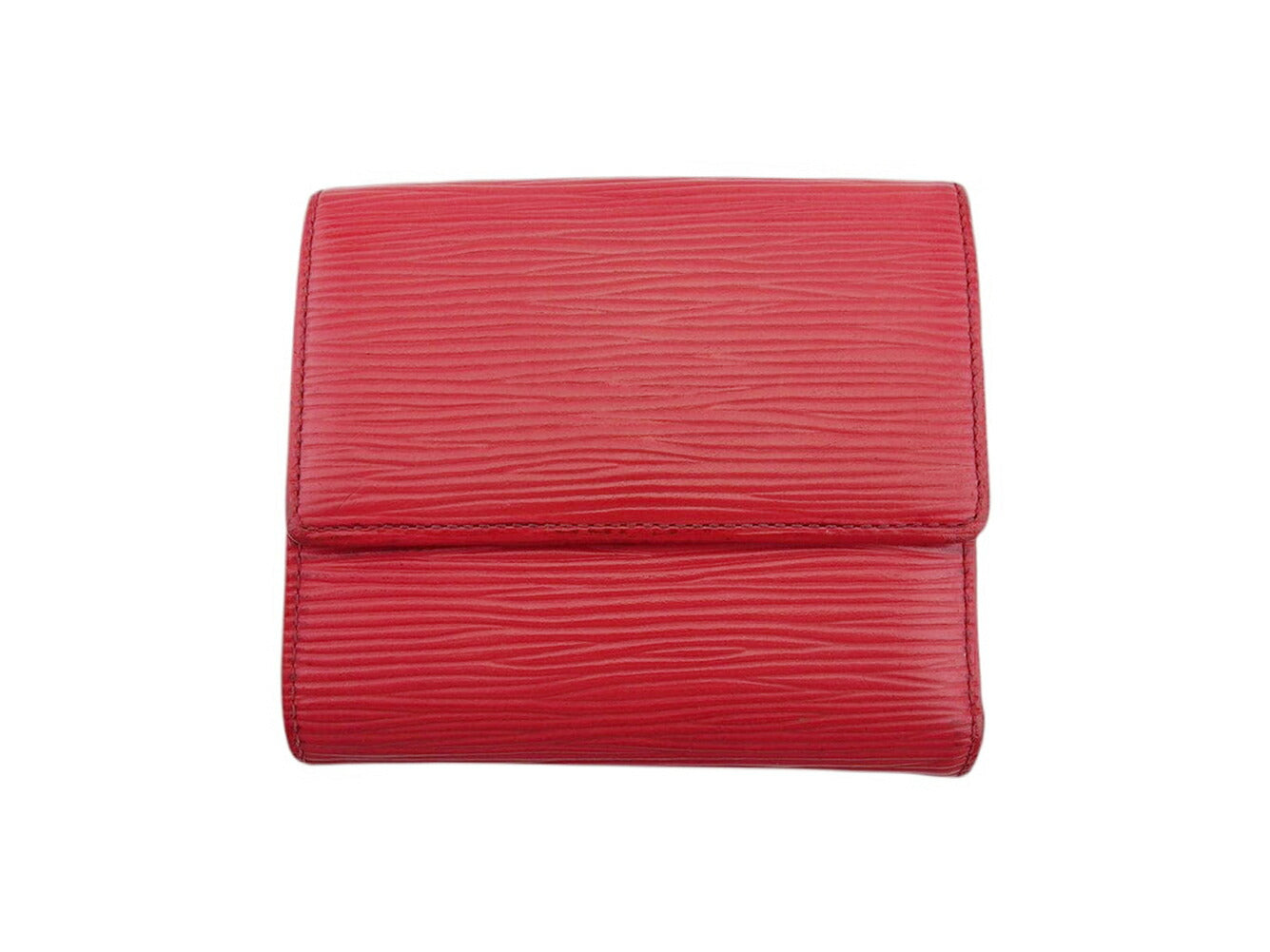 Louis Vuitton Bifold M63487 Porte Monnaie Billets Red Wallet Case T21764