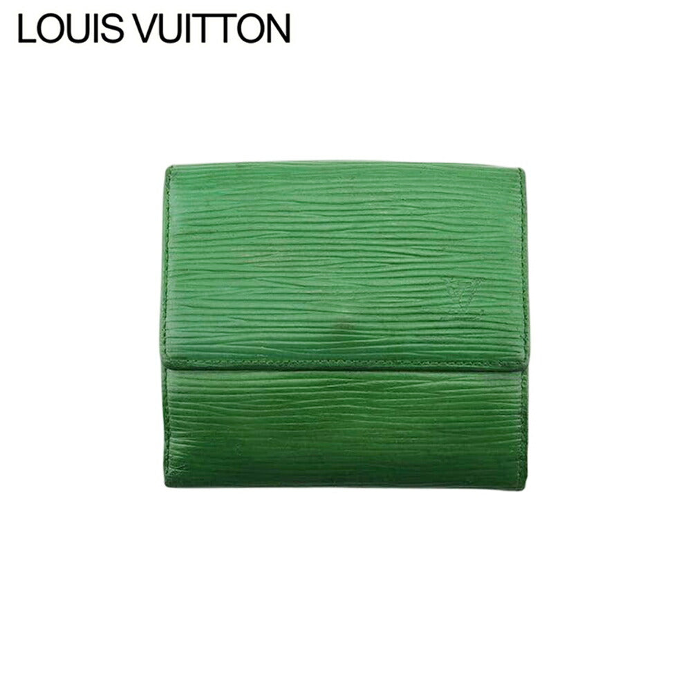 Louis Vuitton Bifold M63484 Porte Monnaie Billets Green Wallet Case