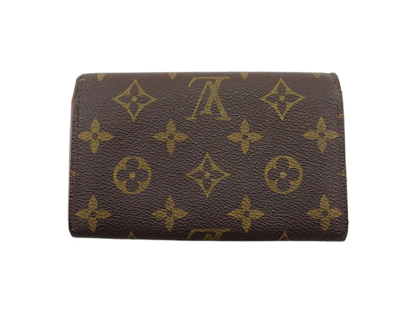 Louis Vuitton Long Purse M61730 Portonebi Tresol Brown Beige Gold Wallet Case T21808