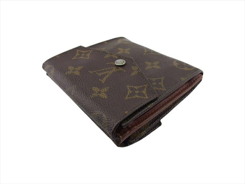 Louis Vuitton Bifold M61660 Portonebi old Brown Wallet Case