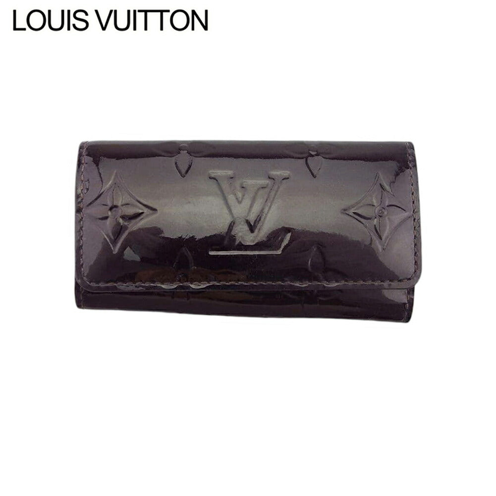 Louis Vuitton Key holder Allamand Purple Gold Key Chain
