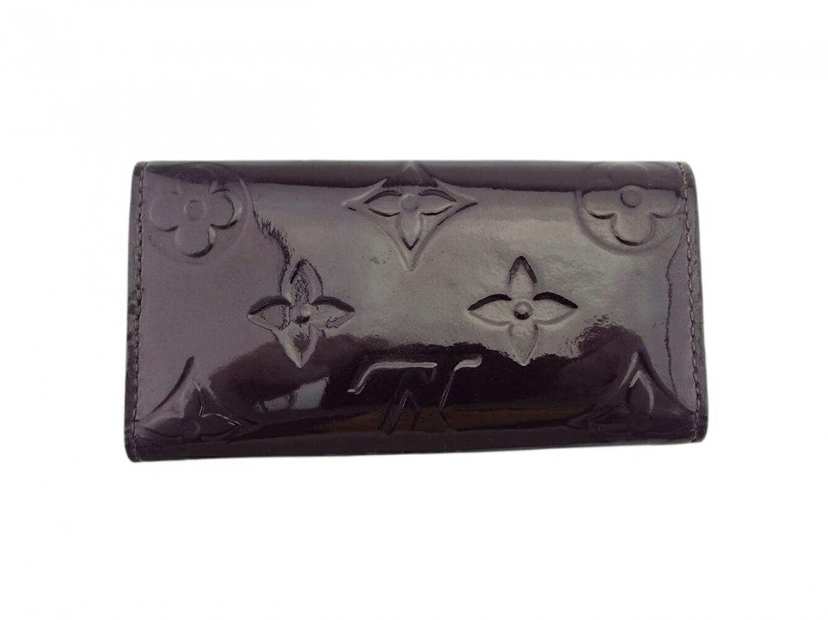 Louis Vuitton Key holder Allamand Purple Gold Key Chain