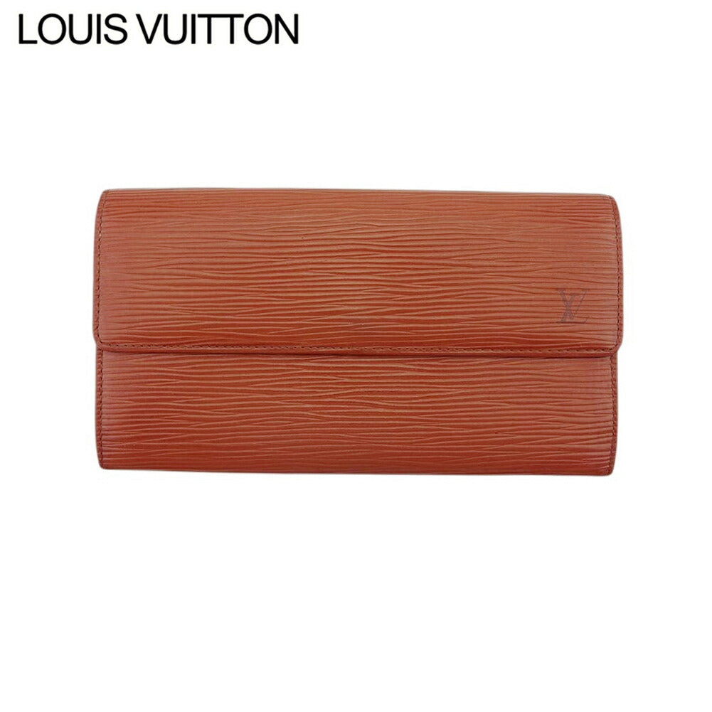Louis Vuitton Long Purse light Pochette Porto Brown Wallet Case