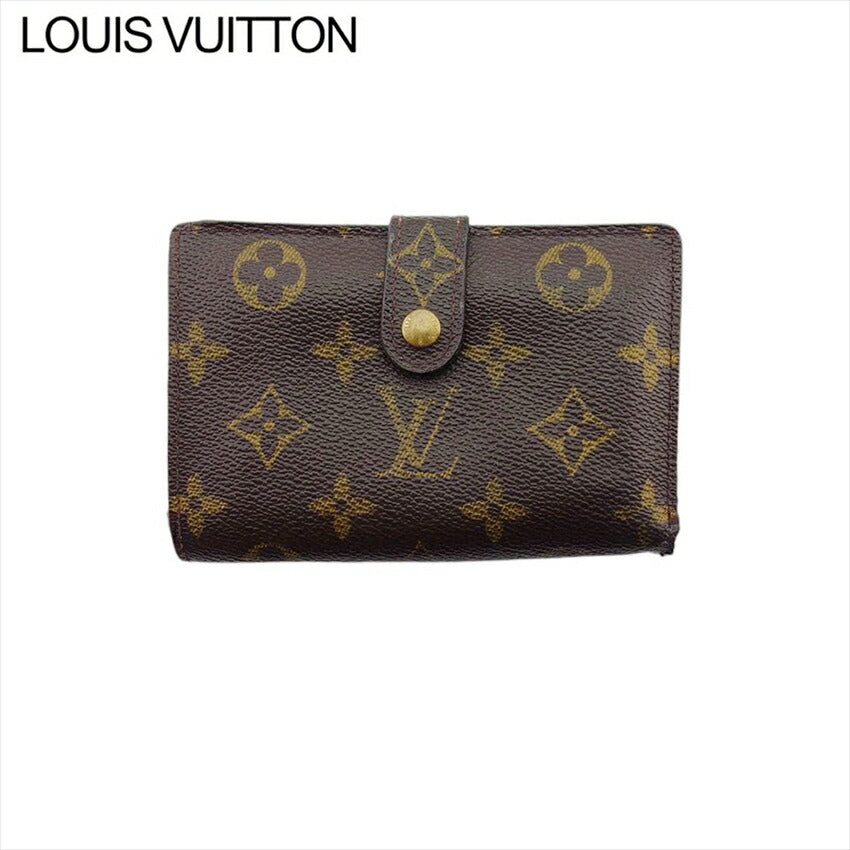 Louis Vuitton Bifold Ｍ６１６６３ Portonevie Vienova Brown Wallet Case T21989