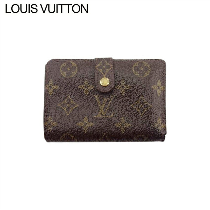 Louis Vuitton Bifold Ｍ６１６６３ Portonevie Vienova Brown Wallet Case
